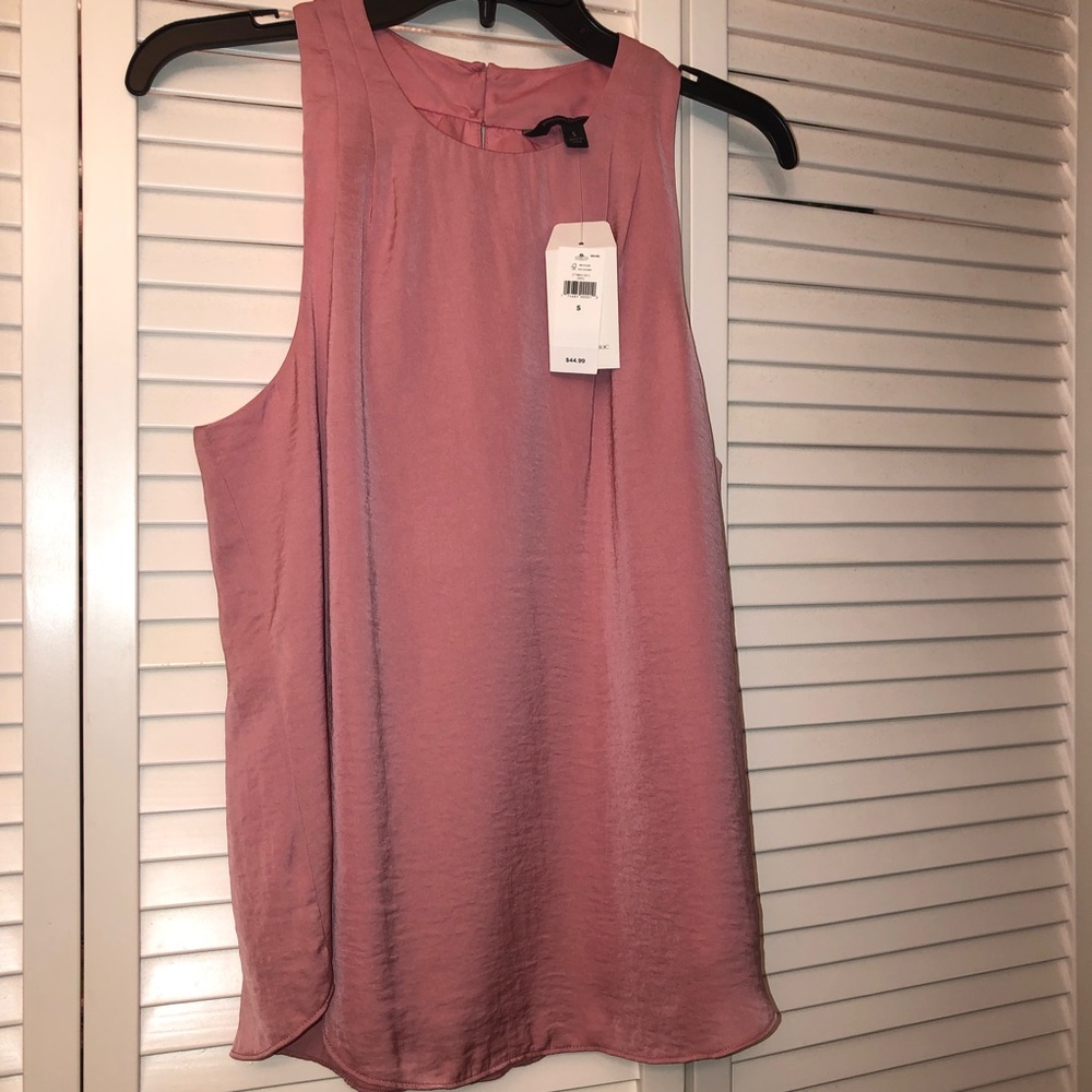 Banana Republic Factory Rose Pink Sleeveless Blouse